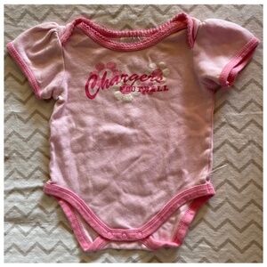 NFL Chargers pink bodysuit